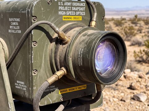 U.S. Army Ordnance Rapatronic High-Speed Camera System for Project Snapshot