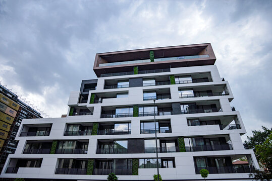 residential building in the city