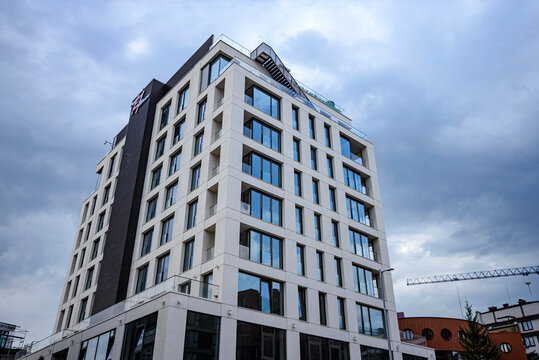 residential building in the city