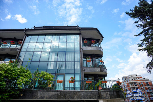 residential building in the city