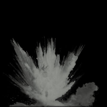 White explosion effect 