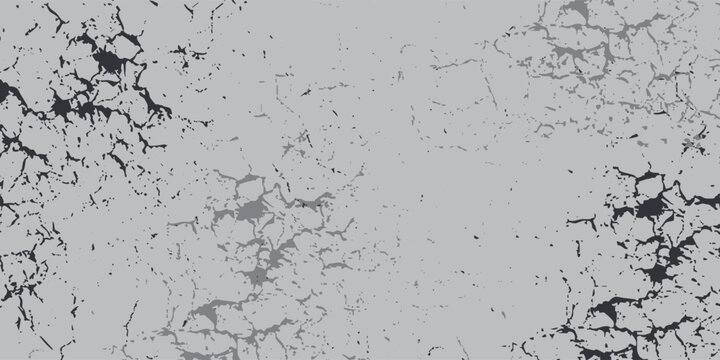 Rectangular rustic grunge gray texture.  Rough effect of ice, snow for winter design. Dirty eroded vintage background. Vector illustration.