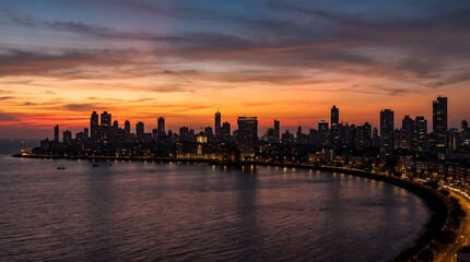 Fototapeta premium skyline city mumbai