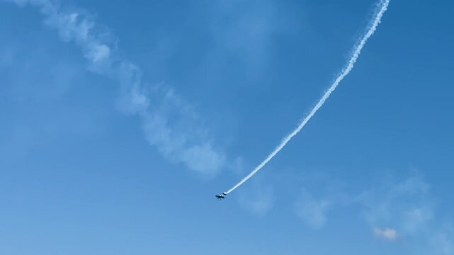 Aerobatic Stunt Plane Performing Loops at Gold Coast Pacific Airshow