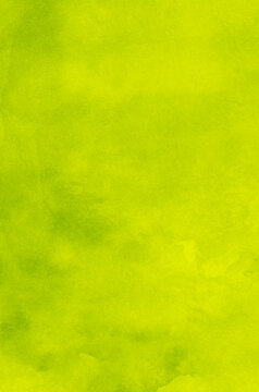 Hand painted green watercolor background.