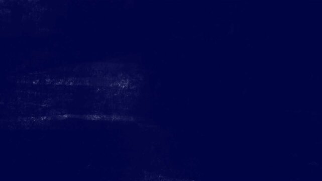 White paint drips spread across a blue background. A flowing white paint filling effect covers the screen for a video frame transition.