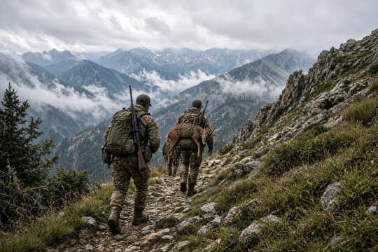 cacciatori montagna cervo capriolo venatoria stagione caccia 
