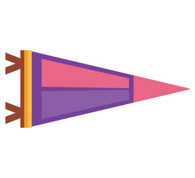 Triangular Festival Pennant Flag