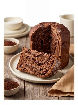 Sliced Panettone Presentation