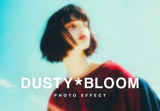 Dusty Bloom Effect For Poster And Social Media Design