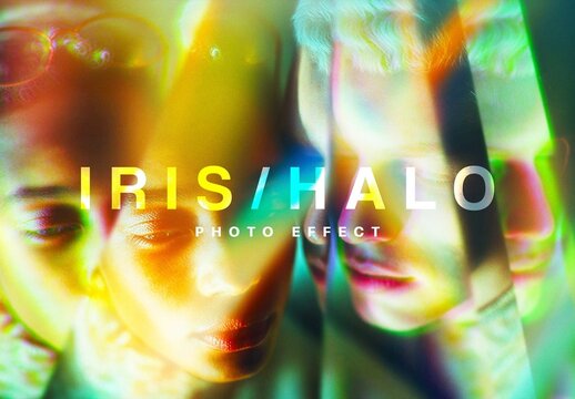 Iris Halo Effect For Poster And Social Media Design