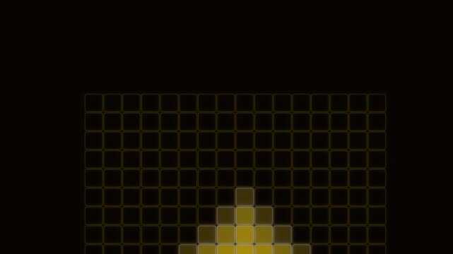 Abstract pixel grid motion graphic in 4K