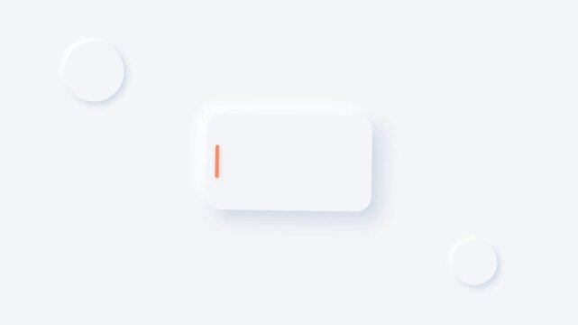 Minimal Box Accent Motion Graphic with Text Outline Animation