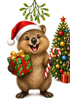 Christmas Quokka