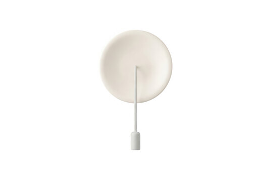 Lumin&aacute;ria de parede minimalista circular branca