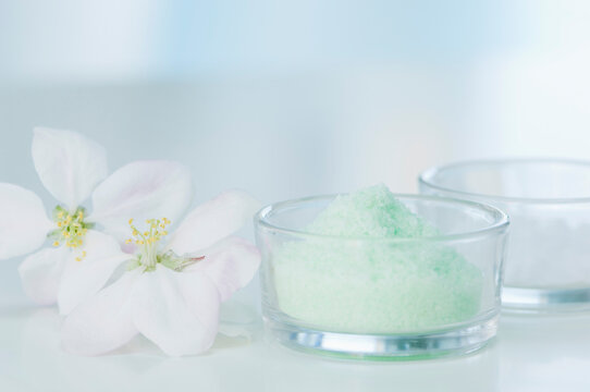 Apple blossom with bath salts
