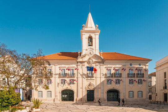Historic District Council building in Aveiro Portugal
