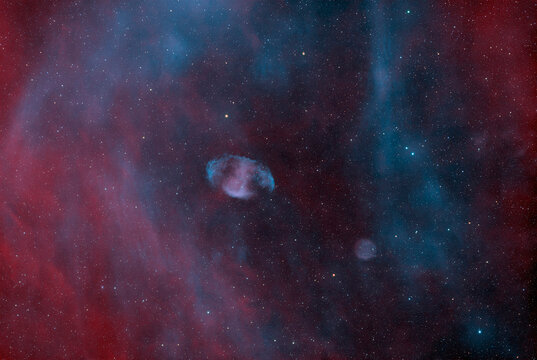 Methuselah Nebula MWP1 in the constellation Cygnus in deep space