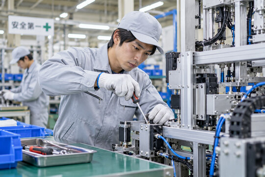 作業着・機械組立・メンテナンス