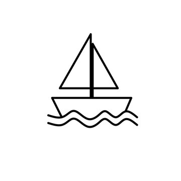 sailing ship vector illustration