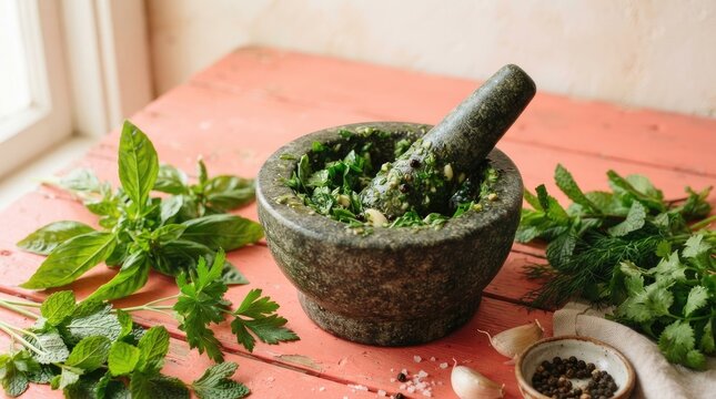 mortar and pestle