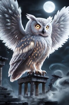 owl on a branch
