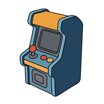 Vector video game aecade retro 