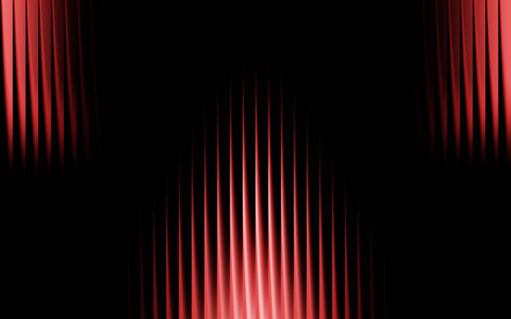 Abstract glowing light particles in dark space