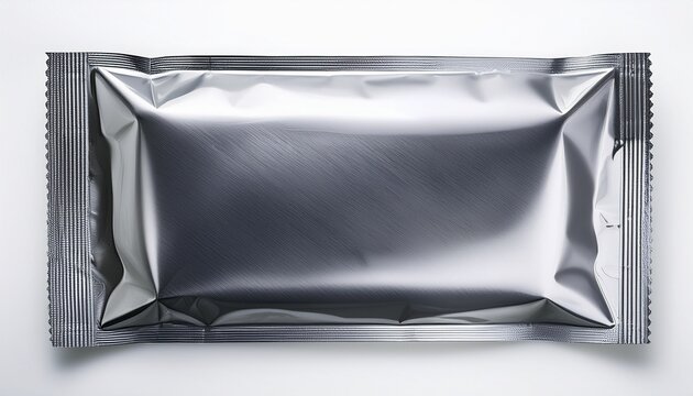 a empty foil and plastic snack bag