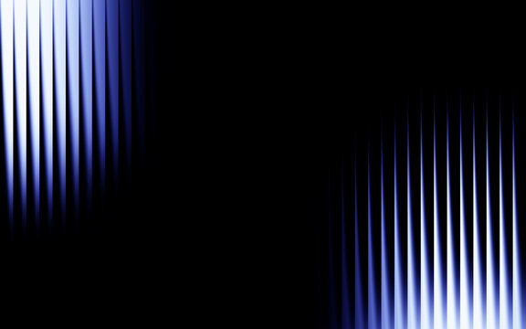 Abstract glowing vertical light patterns on dark