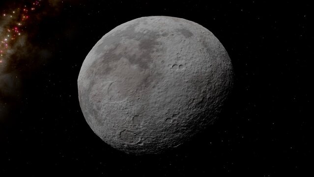 Makemake Dwarf Planet Kuiper Belt Object 8K 3D Render