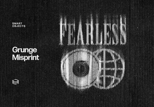 Grunge Misprint Effect For Poster And Branding Design
