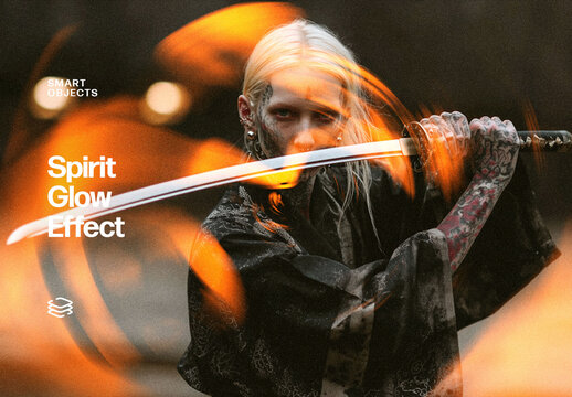 Spirit Glow Effect For Poster And Social Media Design