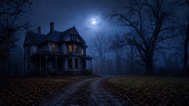 Haunted House for a spooky Halloween celebration