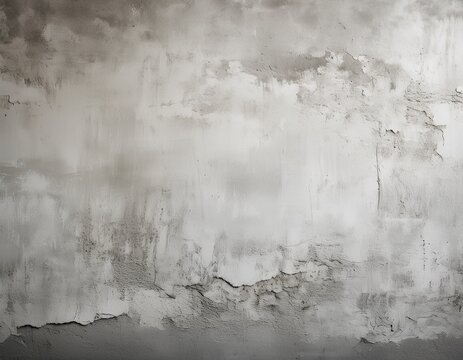 textured concrete wall backdrop in muted gray and white tones with peeling layers and a slight gradient from darker at bottom to lighter at top