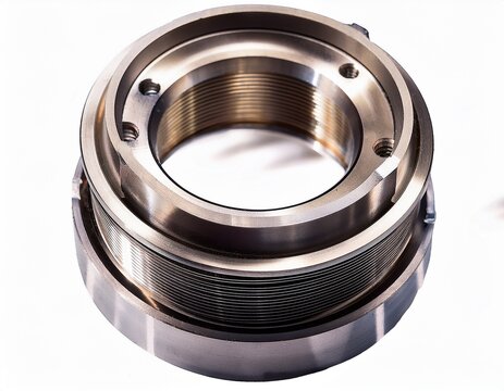 metal flange coupling close