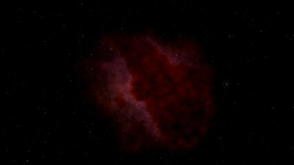 Eagle Nebula M16 Emission Gas Cloud 8K 3D Render © Hasan