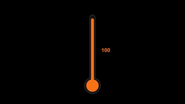 Thermometer Temperature VIdeo Motion Graphic