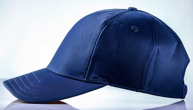 a deep royal blue baseball cap