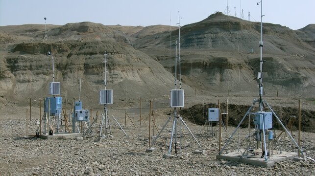 Underground earthquake monitoring instruments for seismic detection and measurement, featuring vibration sensors and seismic wave technology for geological research, safety and global monitoring