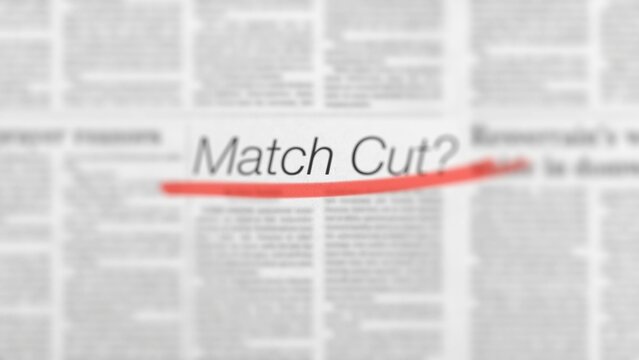 Match Cut Newspaper Logo