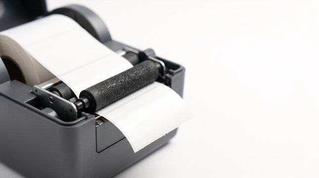 Label printer roll and textured roller for product identification