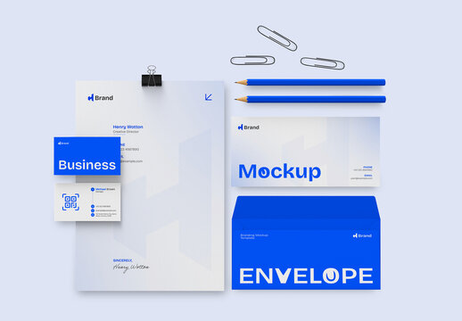 Corporate Stationery Mockup Set