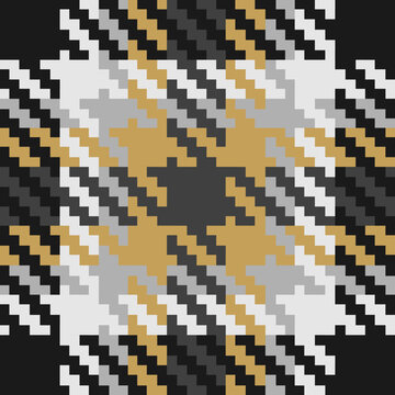Luxury Herringbone Twill 2x2 Seamless Tartan Plaid Pattern