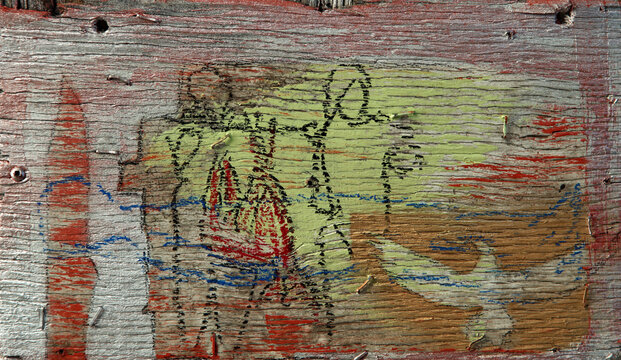 Dessin d'un homme souffrant de d&eacute;pression et d'anxi&eacute;t&eacute;. D&eacute;personnalisation.
