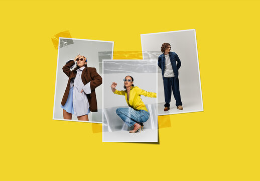 Three Overlapping Photo Mockups