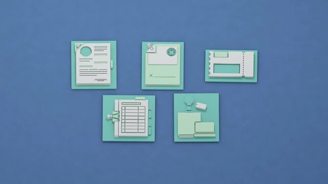 The complete garnishment record brings the lien, payment diversion, debtor accounting and release certificate together for court review. Flat 3D style.