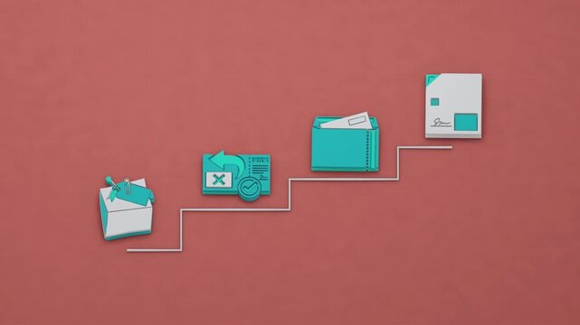 Asset claims advance through a lien on the deed, a payment chargeback, wage garnishment and a formal dispute. Flat 3D style.