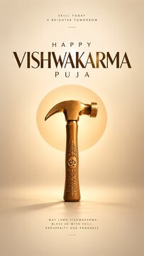 Happy Vishwakarma Puja Social Media Instagram Story Template