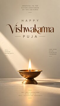 Happy Vishwakarma Puja Social Media Instagram Story Template